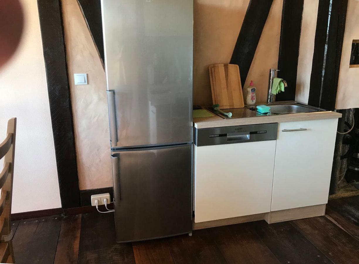 Ferienwohnung Wachstube Mit 3 Schlafraeumen Im Rittergut Leppersdorf Wachau Eksteriør bilde